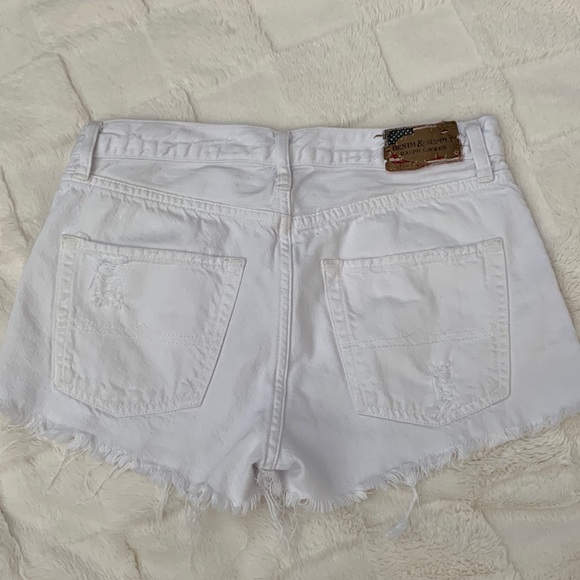 White Denim Ralph Lauren Shorts - Picture 1 of 3